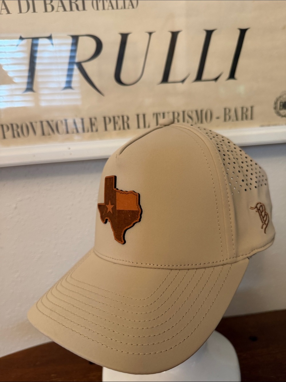 Texas Patch Khaki Baseball Cap by Branded Bills